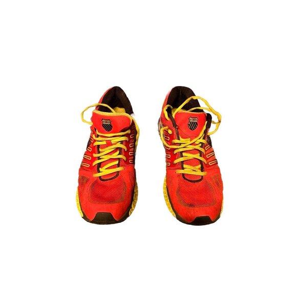 K-Swiss Men’s 12.5 Athletic Shoe 02798646 Low K11/096 Red Yellow - Picture 9 of 10